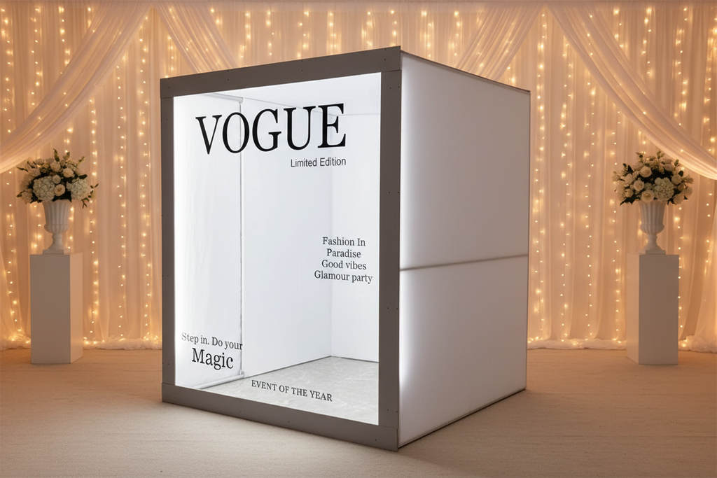 Location Cabine Photo VOGUE – Photobooth Luxe Tahiti