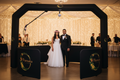 Photobooth 360° et couple de mariés